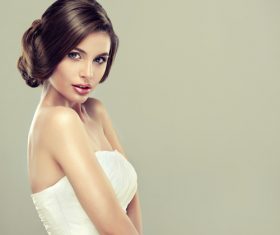 Stock Photo Woman Stylish make-up hairstyles 02