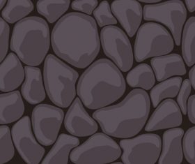 Stone wall textured background vectors set 01