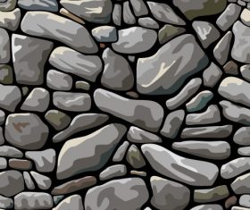 Stone wall textured background vectors set 02