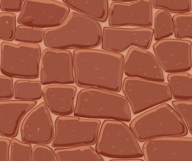 Stone wall textured background vectors set 03