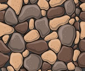 Stone wall textured background vectors set 07