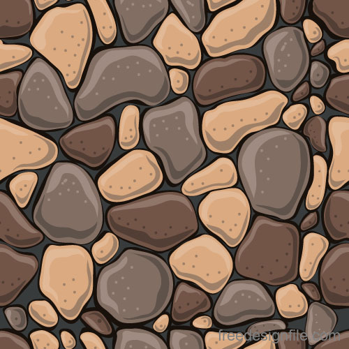 Stone wall textured background vectors set 07