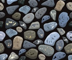 Stone wall textured background vectors set 09