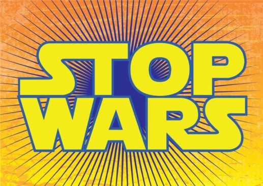 Stop Wars set vector