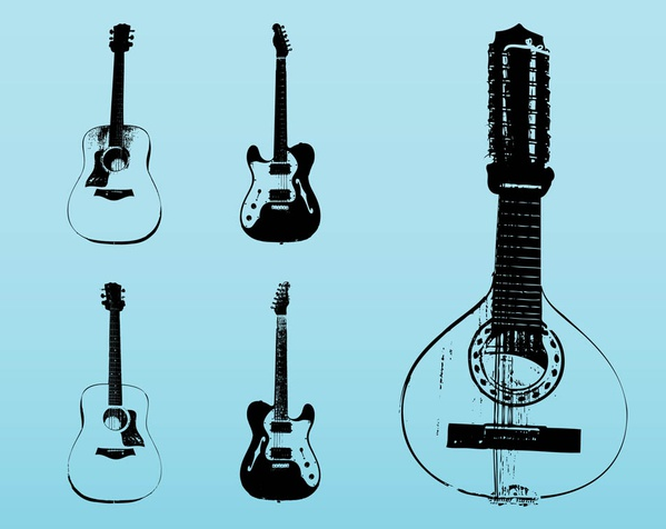 String Instruments Illustration vector