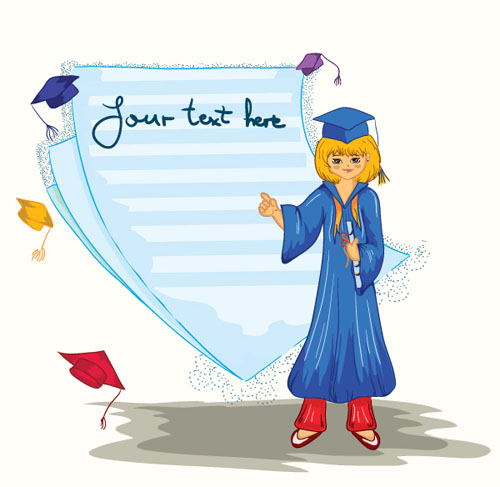 Student background vector