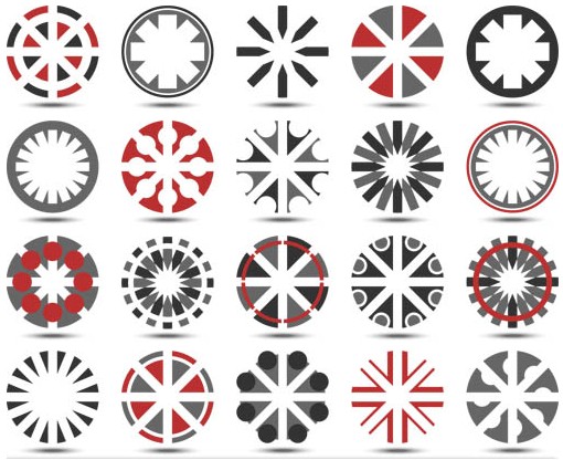 Stylish Circular Logo vectors graphic