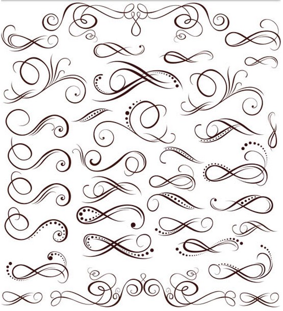 Stylish Decorative Ornaments vector