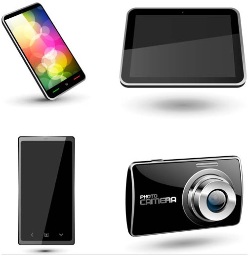 Stylish Modern Devices vector