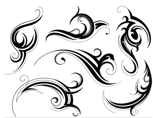 Stylish Tatoo free vectors