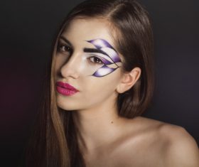 Stylish make-up woman Stock Photo 01