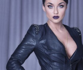 Stylish make-up woman Stock Photo 04