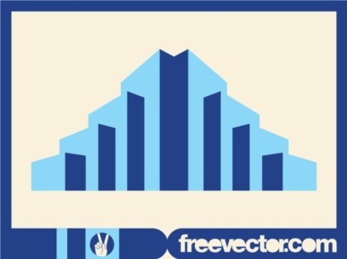 Stylized Skyscrapers vector