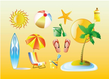 Summer Vacation Graphics vectors