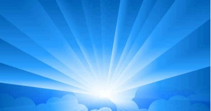 Sun Blue background shiny vector