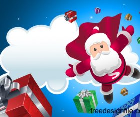 Super santa design vectors 01