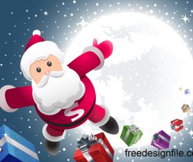 Super santa design vectors 02