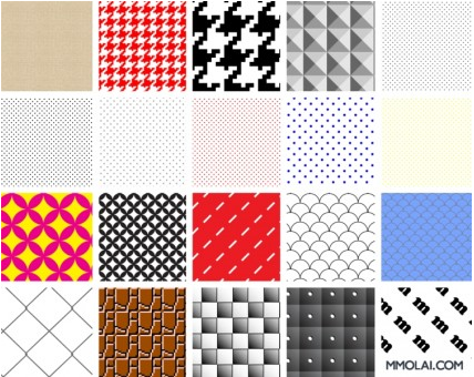 Swatch Patterns graphic vector