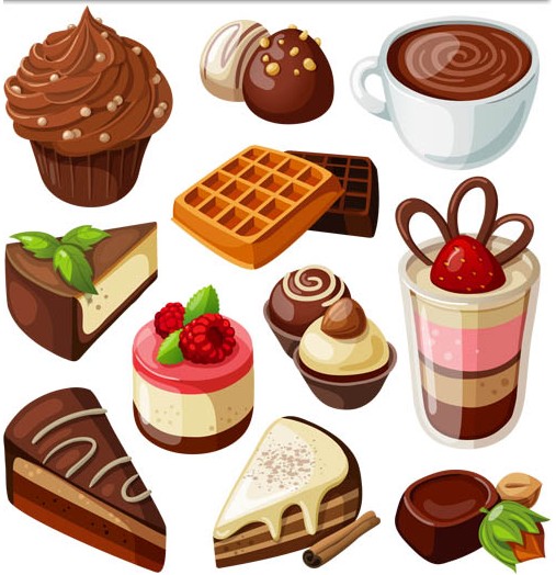 Sweets graphic vector