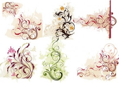 Swirl Flower vector graphics