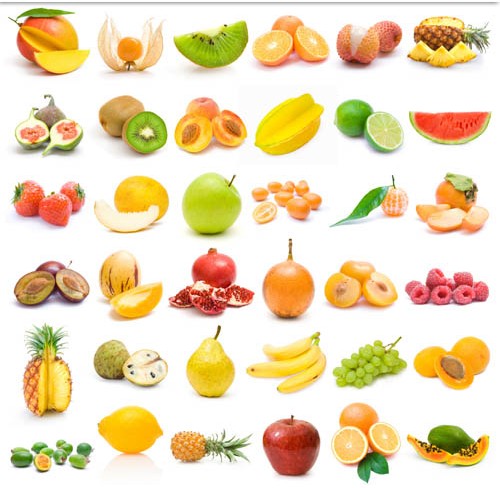 Tasty Fruits free vectors graphic