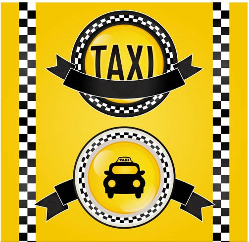 Taxi Backgrounds vector