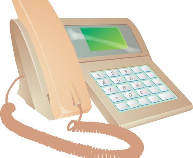 Telephone design vector