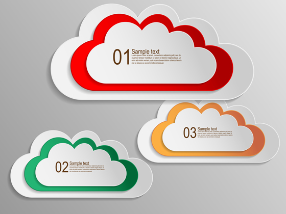 Text cloud number background creative vector