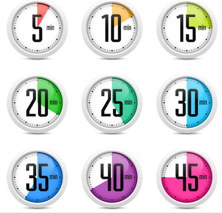 Timers graphic vector