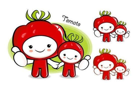 Tomato fruit drawing cartoon vectors graphic free download