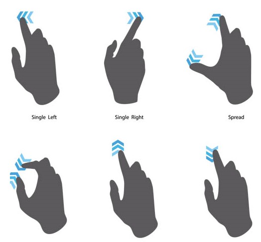 Touch Screen Symbols art design vector