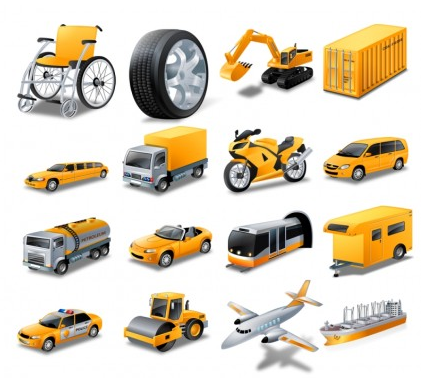 Transport Icons vector