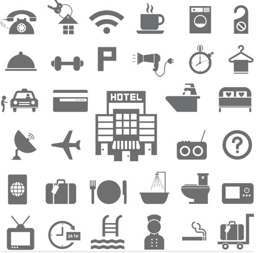 Travel Different Icons vector