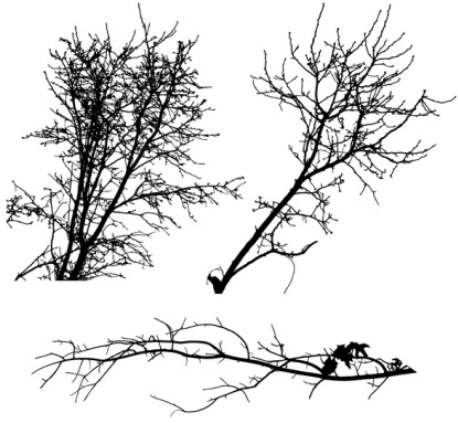 Tree Silhouettes free vector