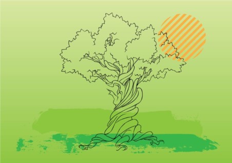 Tree Illustration design vector