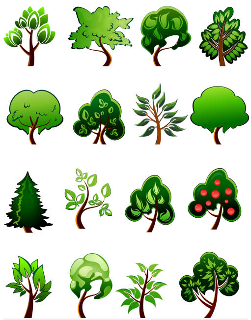 Trees free 2 vector material