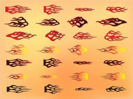 Tribal Flames design vector