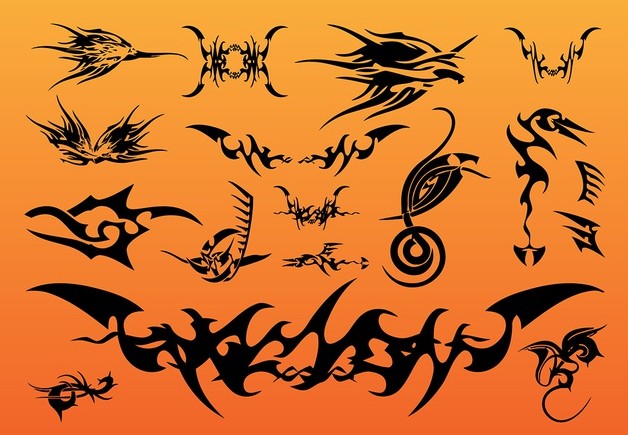 Tribal Tattoo vector graphic