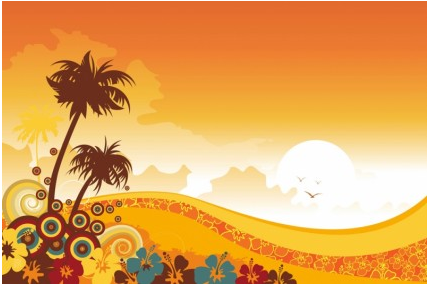 Tropical Background vector