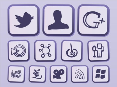 Internet Icons vector
