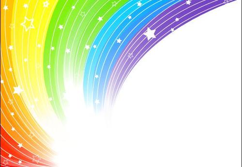 Vector background in rainbow color design 04