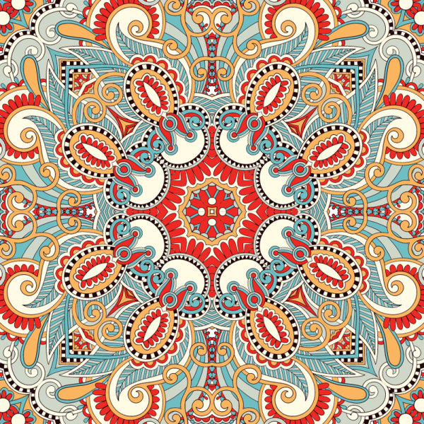 Vintage Decorative pattern 1 vector