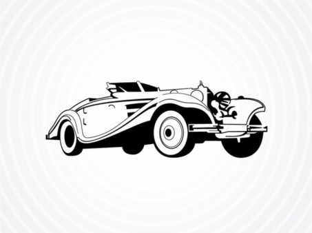 Vintage Roadster vector design