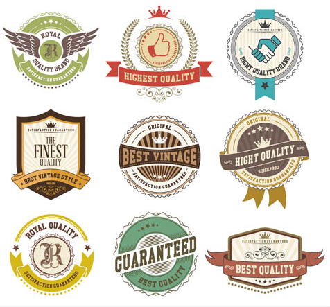 Vintage Sale Labels vectors graphics