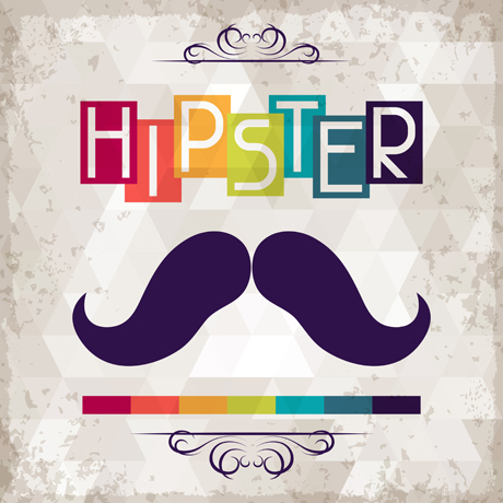 Vintage hipster background 3 vector