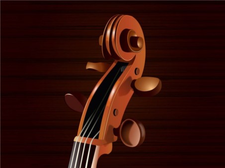 Violin Detail vectors