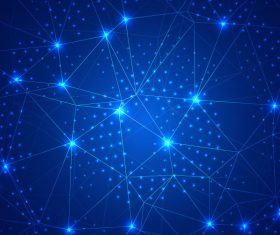 Virtual technology line background vector 03