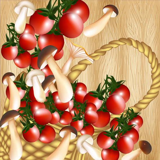 Vivid Tomato background 3 vector