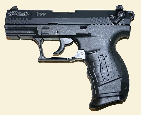 Walther P22 Gun design vectors