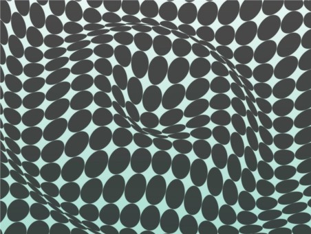 Warped Dots background vector